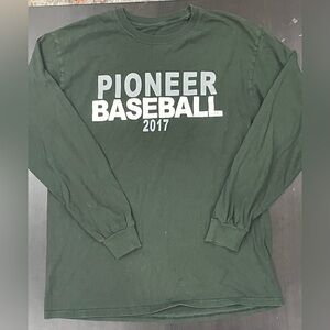 Pioneer Baseball 2017 Long Sleeve TShirt *Good Cond* Size M